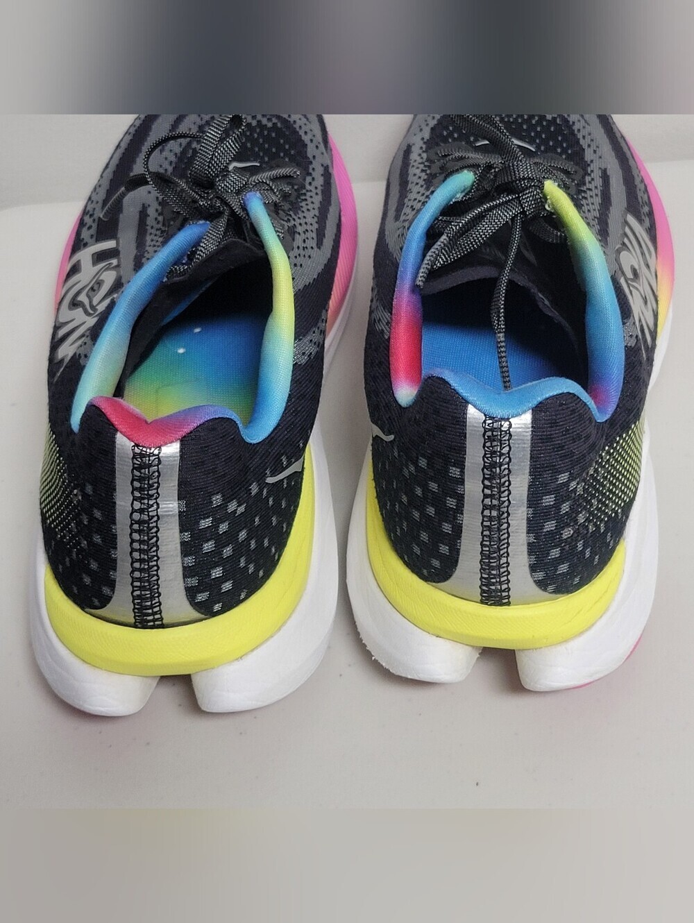 Hoka One One Mach X Black Multicolor Men's Athletic Sneakers  Shoes Size 10.5 D. - Picture 10 of 14